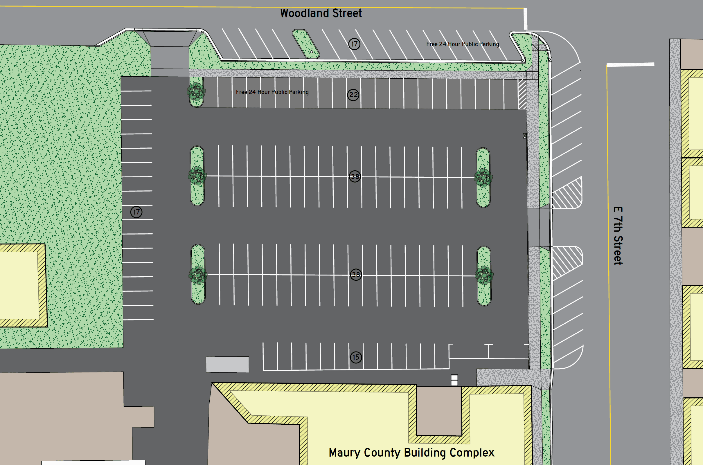 Woodland Street Parking and Streetscape Project